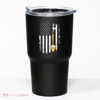 Craft Beer Brewing Usa Us American Flag Craft Tumbler thumb 0