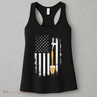 Craft Beer Brewing Usa Us American Flag Craft Women's Tank Top thumb 3
