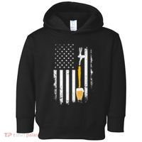 Craft Beer Brewing Usa Us American Flag Craft Toddler Hoodie thumb 0