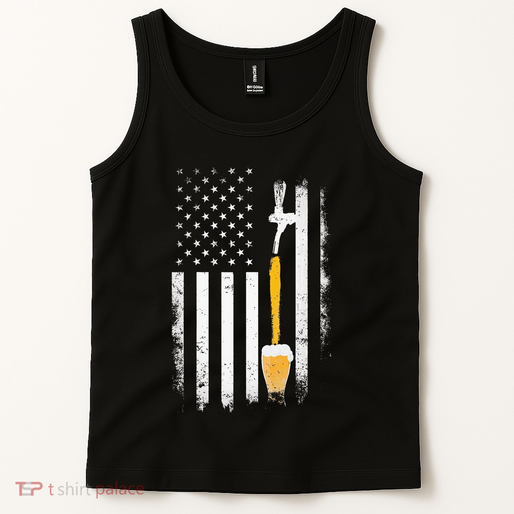 Craft Beer Brewing Usa Us American Flag Craft Tank Top