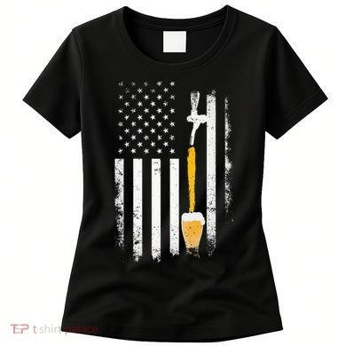 Craft Beer Brewing Usa Us American Flag Craft Women's T-Shirt