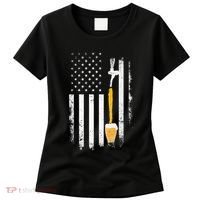 Craft Beer Brewing Usa Us American Flag Craft Women's T-Shirt thumb 0