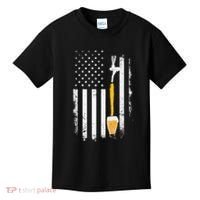 Craft Beer Brewing Usa Us American Flag Craft Kids T-Shirt thumb 0