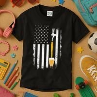 Craft Beer Brewing Usa Us American Flag Craft Kids T-Shirt thumb 3