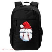 Christmas Baseball Ball Santa Hat Xmas Boys Backpack thumb 0