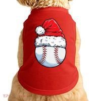 Christmas Baseball Ball Santa Hat Xmas Boys Doggie Tank thumb 0