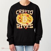 Crypto Bites Bitcoin Pizza Women's Sweatshirt thumb 0