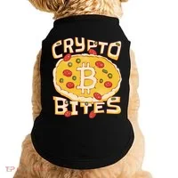 Crypto Bites Bitcoin Pizza Doggie Tank thumb 0
