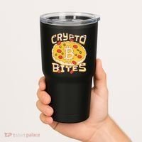 Crypto Bites Bitcoin Pizza Tumbler thumb 2