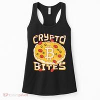 Crypto Bites Bitcoin Pizza Women's Tank Top thumb 0