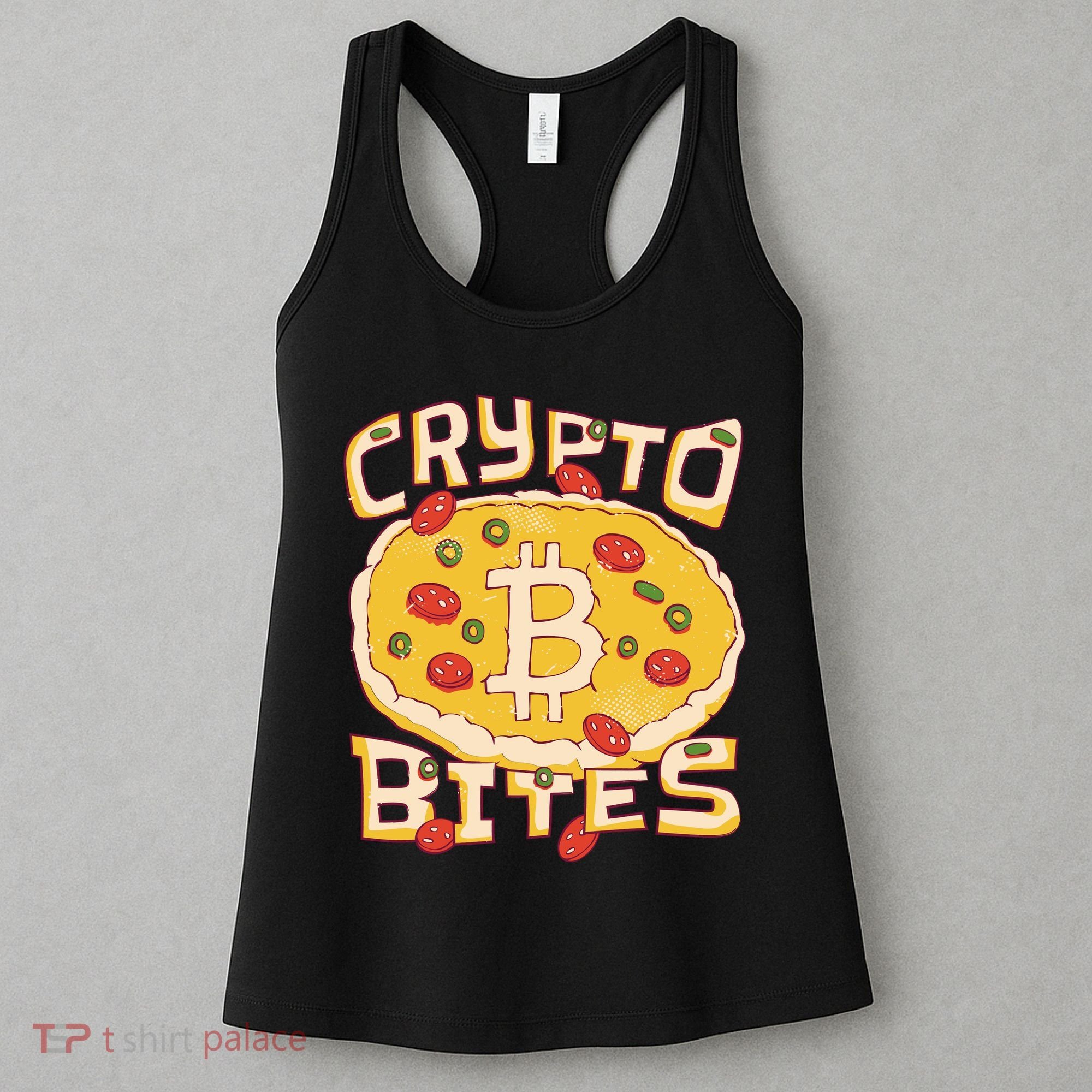 Crypto Bites Bitcoin Pizza Women's Tank Top