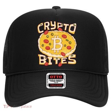 Crypto Bites Bitcoin Pizza Hat