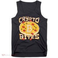 Crypto Bites Bitcoin Pizza Tank Top thumb 0