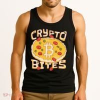 Crypto Bites Bitcoin Pizza Tank Top thumb 3