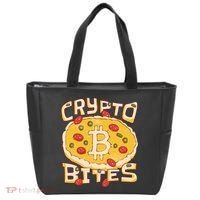 Crypto Bites Bitcoin Pizza Tote Bag thumb 0