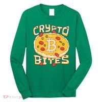 Crypto Bites Bitcoin Pizza Long Sleeve Shirt thumb 0
