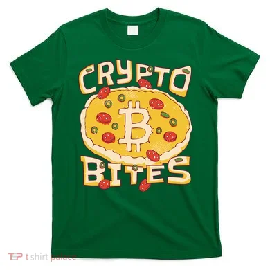 Crypto Bites Bitcoin Pizza T-Shirt