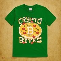Crypto Bites Bitcoin Pizza T-Shirt thumb 5