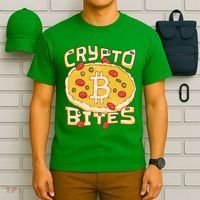 Crypto Bites Bitcoin Pizza T-Shirt thumb 6