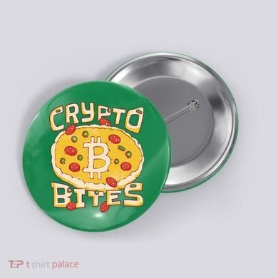 Crypto Bites Bitcoin Pizza Button