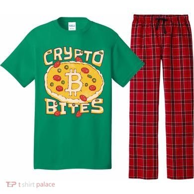 Crypto Bites Bitcoin Pizza Pajama Set