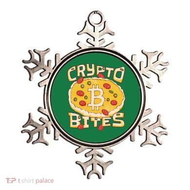Crypto Bites Bitcoin Pizza Ornament
