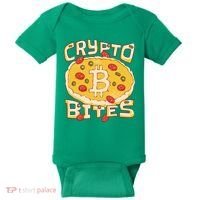 Crypto Bites Bitcoin Pizza Baby Bodysuit thumb 0