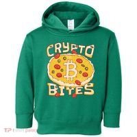 Crypto Bites Bitcoin Pizza Toddler Hoodie thumb 0