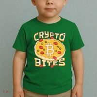 Crypto Bites Bitcoin Pizza Toddler T-Shirt thumb 2