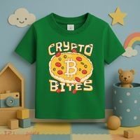 Crypto Bites Bitcoin Pizza Toddler T-Shirt thumb 3