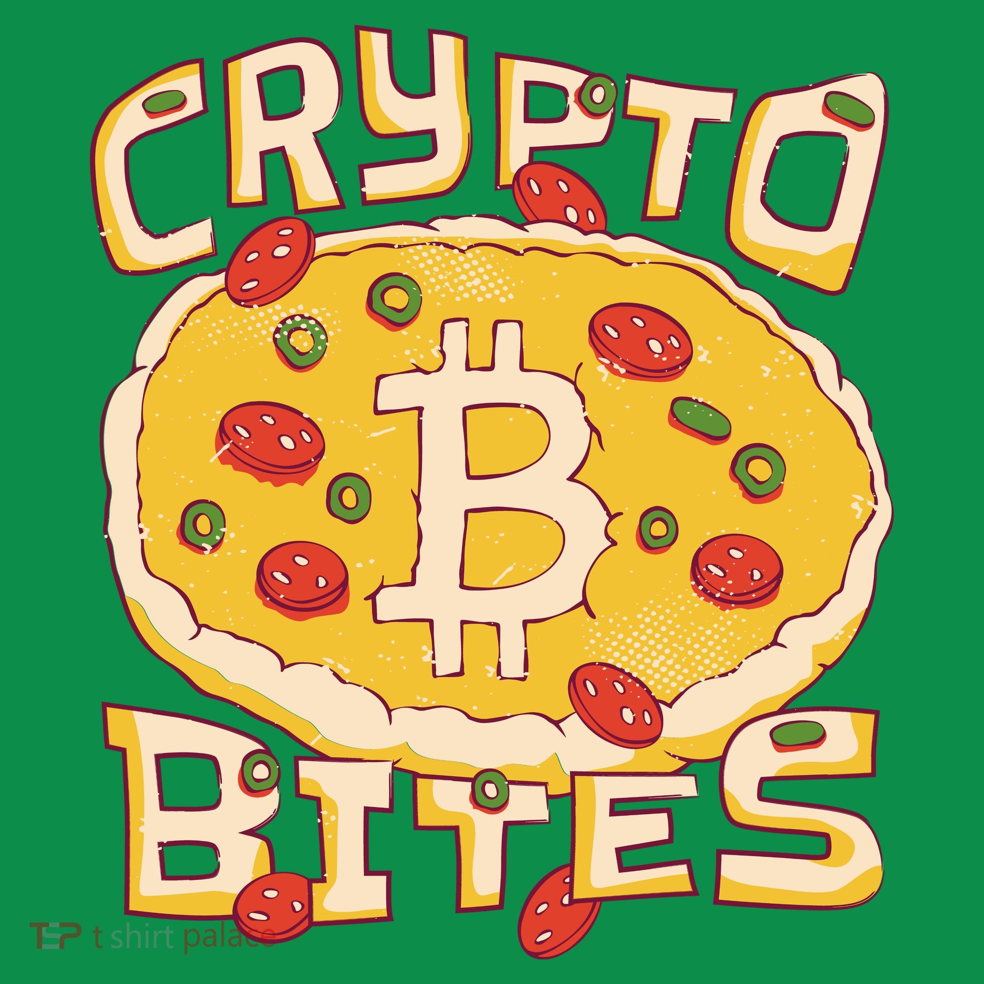 Crypto Bites Bitcoin Pizza Toddler T-Shirt