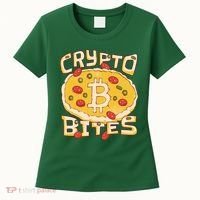 Crypto Bites Bitcoin Pizza Women's T-Shirt thumb 0