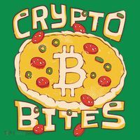 Crypto Bites Bitcoin Pizza Kids Sweatshirt thumb 2