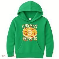 Crypto Bites Bitcoin Pizza Kids Hoodie thumb 0