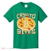 Crypto Bites Bitcoin Pizza Kids T-Shirt thumb 0