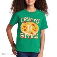 Crypto Bites Bitcoin Pizza Kids T-Shirt thumb 2