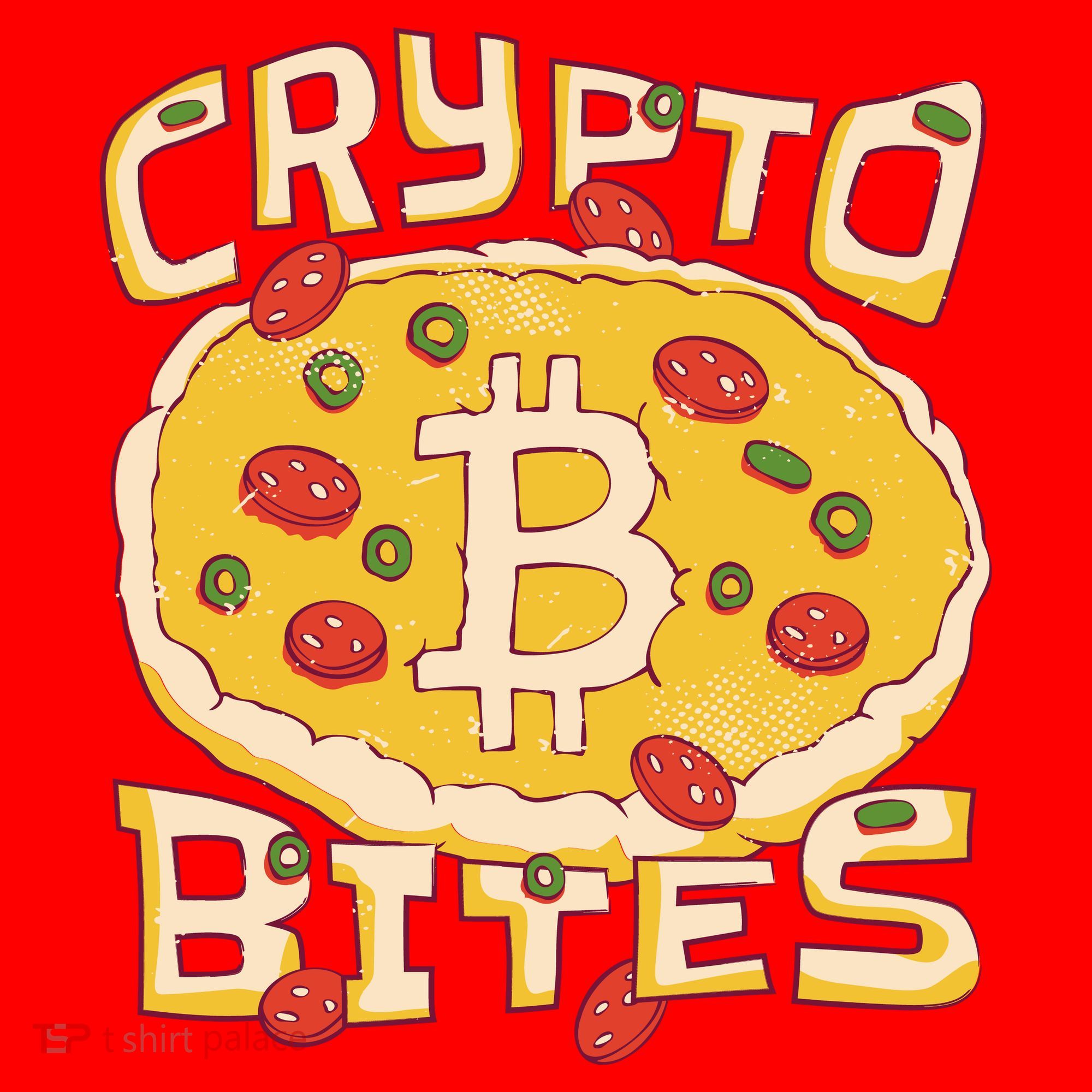 Crypto Bites Bitcoin Pizza Santa Hat
