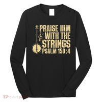 Cool Banjo Bluegrass Music Art For Men Women Worship Leader Long Sleeve Shirt thumb 0