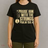 Cool Banjo Bluegrass Music Art For Men Women Worship Leader T-Shirt thumb 4