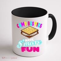 Camp Besties Best Friend Summer Camping Funny Smore Fun Coffee Mug thumb 1