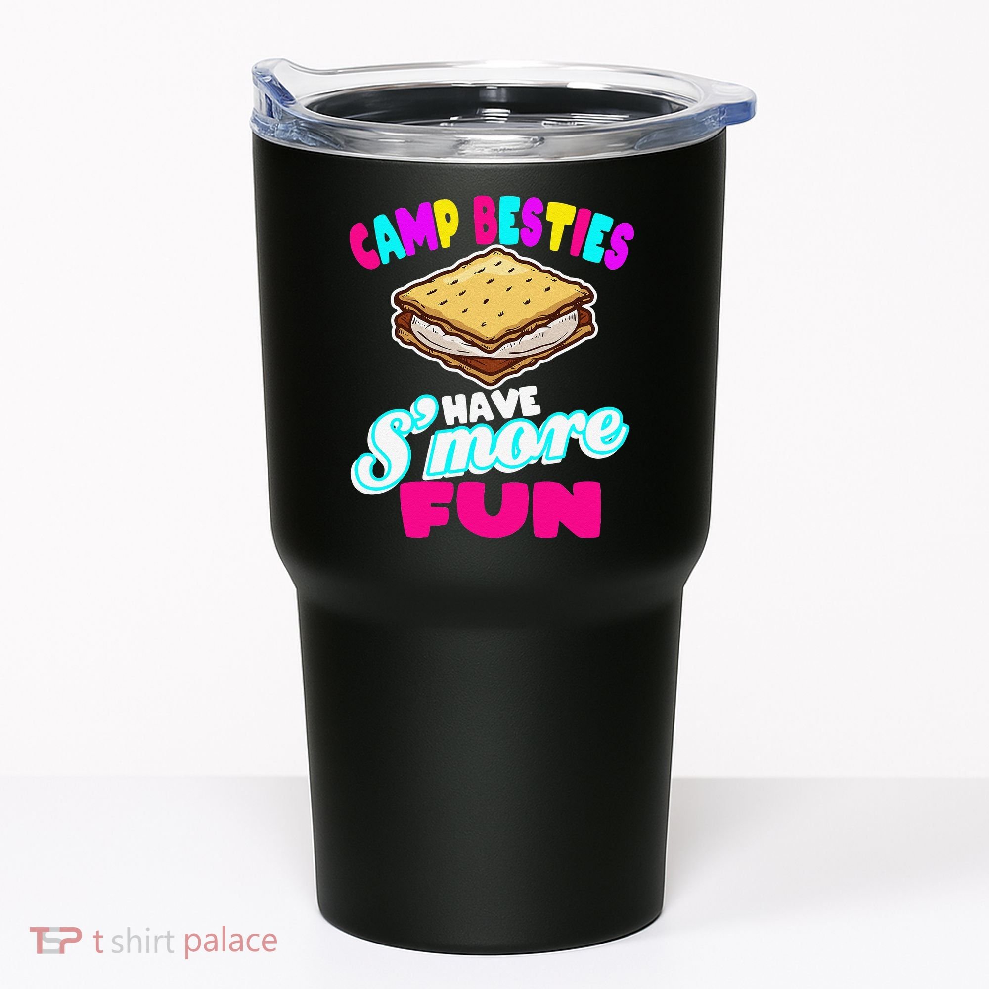 Camp Besties Best Friend Summer Camping Funny Smore Fun Tumbler