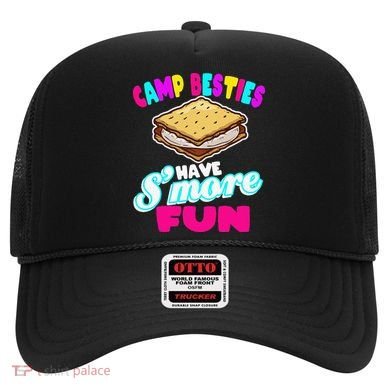Camp Besties Best Friend Summer Camping Funny Smore Fun Hat