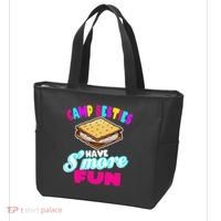 Camp Besties Best Friend Summer Camping Funny Smore Fun Tote Bag thumb 3