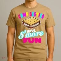 Camp Besties Best Friend Summer Camping Funny Smore Fun T-Shirt thumb 3