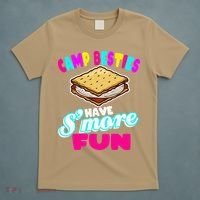 Camp Besties Best Friend Summer Camping Funny Smore Fun T-Shirt thumb 5