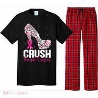 Crush Breast Cancer Awareness Bling Pink Ribbon Pajama Set thumb 0