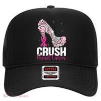 Crush Breast Cancer Awareness Bling Pink Ribbon Hat thumb 0