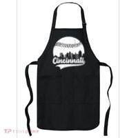 Cincinnati Baseball City Skyline Apron thumb 0
