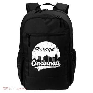 Cincinnati Baseball City Skyline Backpack