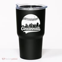 Cincinnati Baseball City Skyline Tumbler thumb 0